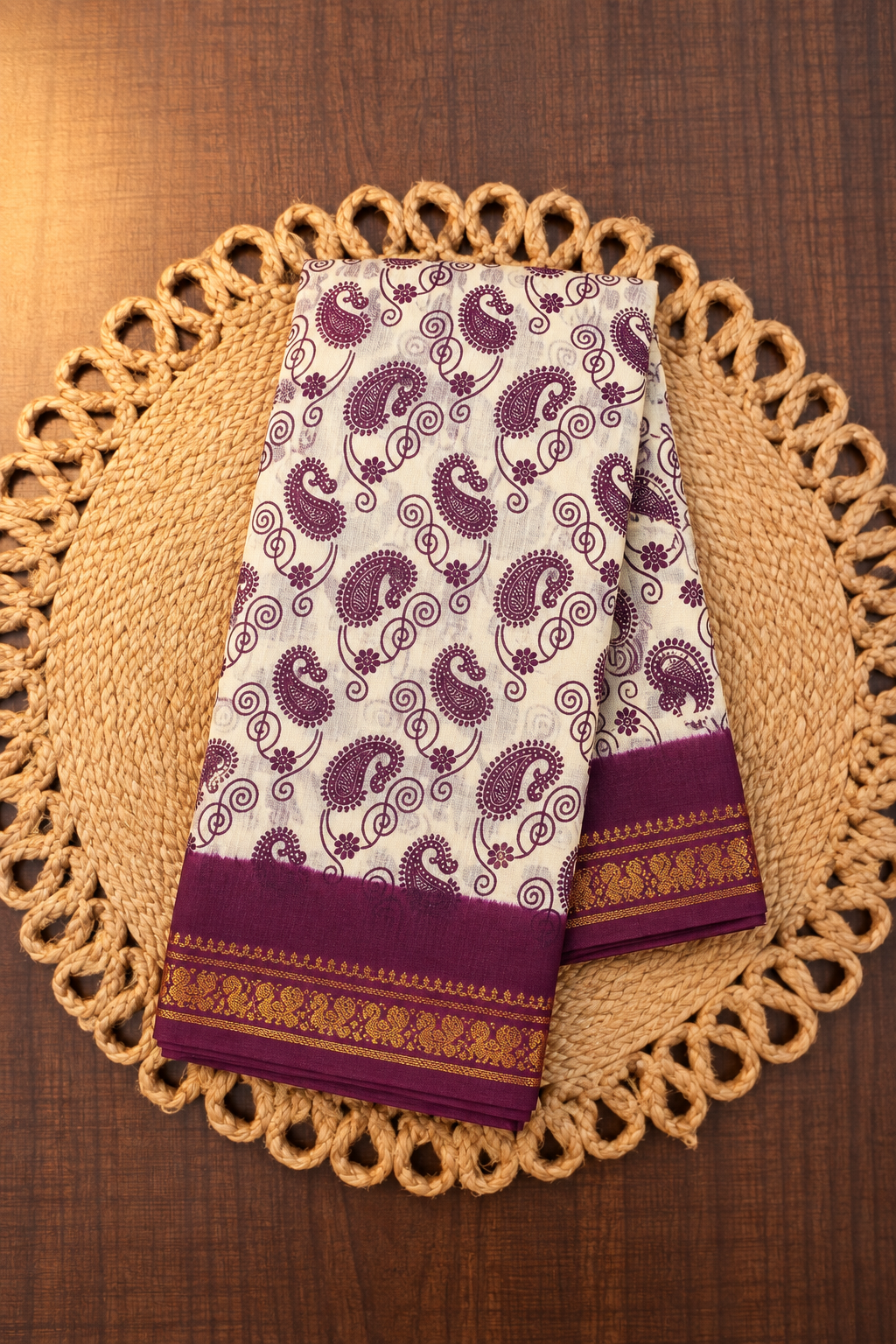 Cotton saree