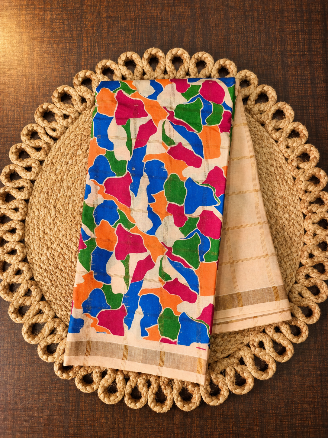 Cotton saree